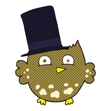 çizgi film Kukumav silindir şapka ile