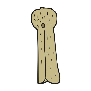 çizgi film eski ahşap peg