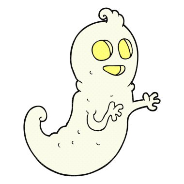 serbest çizilmiş karikatür hayalet