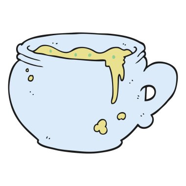 çizgi film kupa çorba