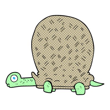 serbest çizilmiş karikatür kaplumbağa