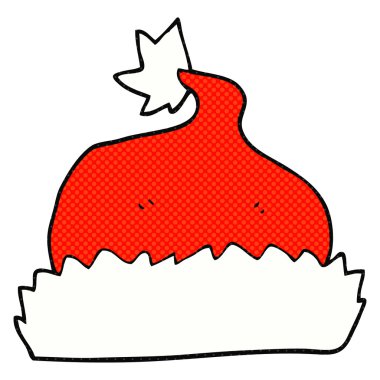 Noel Baba şapkası cartoon