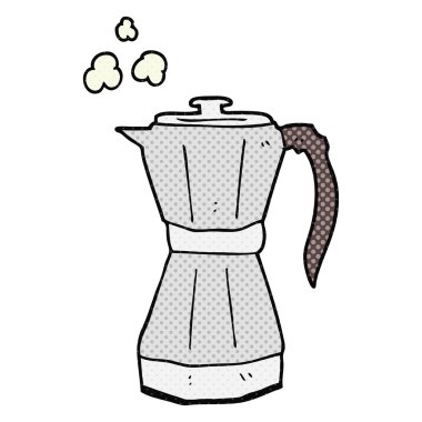 çizgi film borulu espresso makinesi