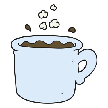 taza de café de la historieta