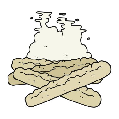 serbest çizilmiş karikatür baget