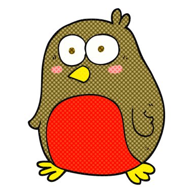 El yazması çizilmiş çizgi film Robin