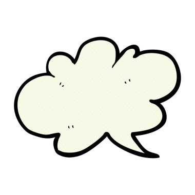 çizgi film bulut konuşma balonu