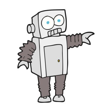 serbest el çekilmiş çizgi film