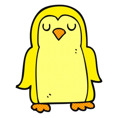 serbest çizilmiş karikatür kuş