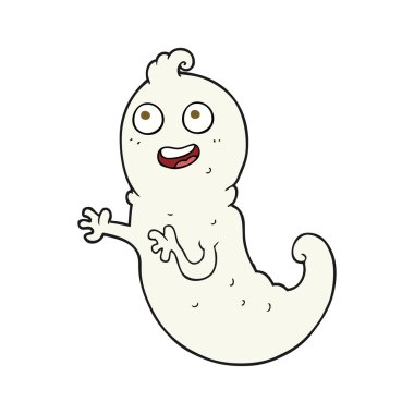 serbest çizilmiş karikatür hayalet