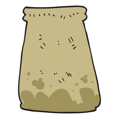 karikatür kağıt çanta