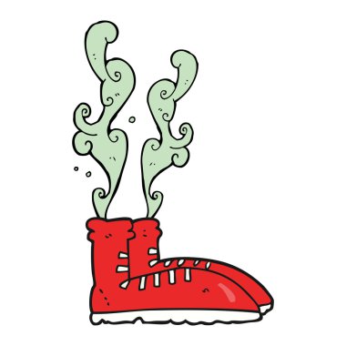 çizgi film kokan spor ayakkabı