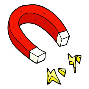 serbest çizilmiş karikatür mıknatıs