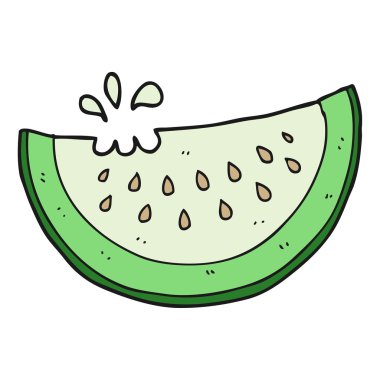 karikatür kavun dilimi