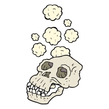 çizgi film Antik kafatası