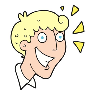 heyecanlı adam çizgi film