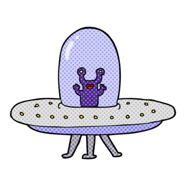 karikatür uçan daire