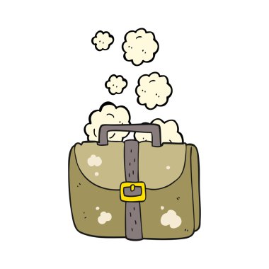 çizgi film eski eser çanta