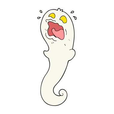 Çizgi film halloween hayalet