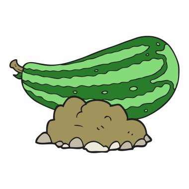 serbest çizilmiş karikatür iliği