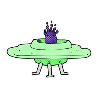 karikatür uçan daire