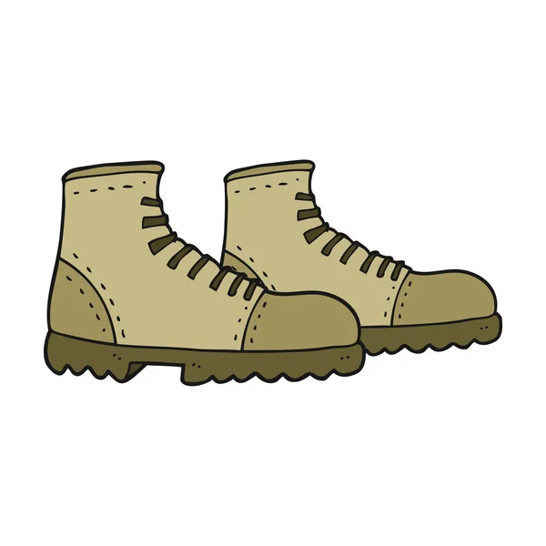 Cartoon walking boots — Stock Vector