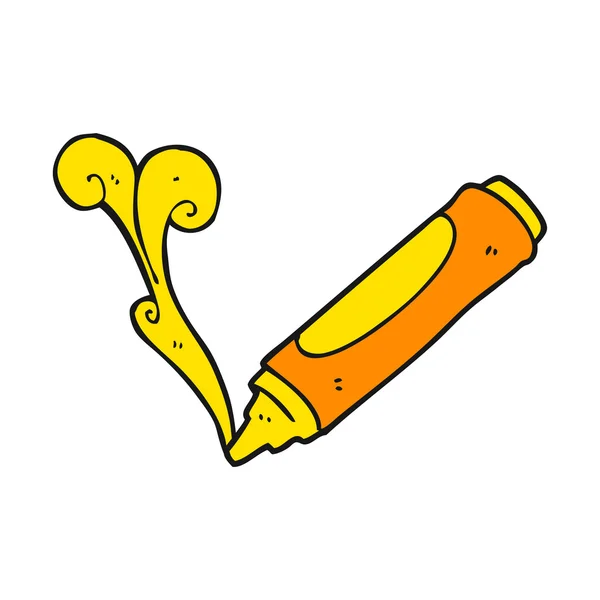 Карикатурный восковой карандаш — стоковый вектор
