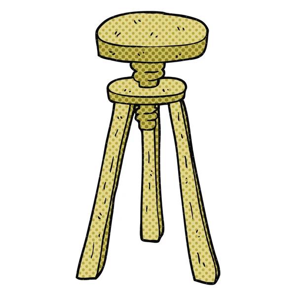 Kreslený umělec stolička — Stockový vektor