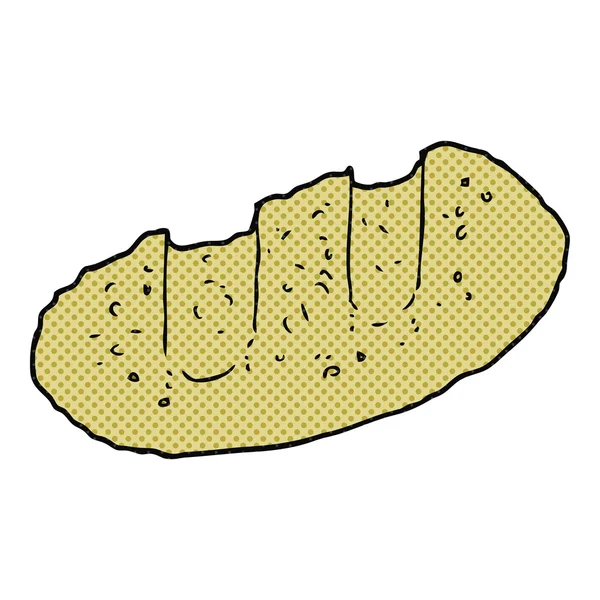 Pan de dibujos animados dibujado a mano alzada — Vector de stock