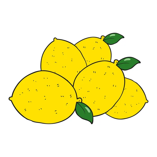 Limones dibujados a mano alzada — Archivo Imágenes Vectoriales