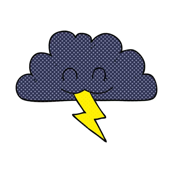 Karikatür fırtına bulutu — Stok Vektör