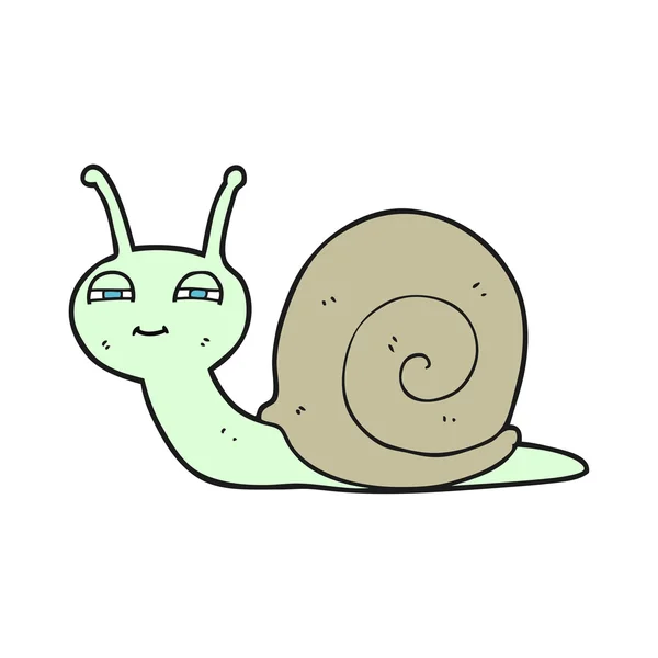 卡通可爱蜗牛 — 图库矢量图片