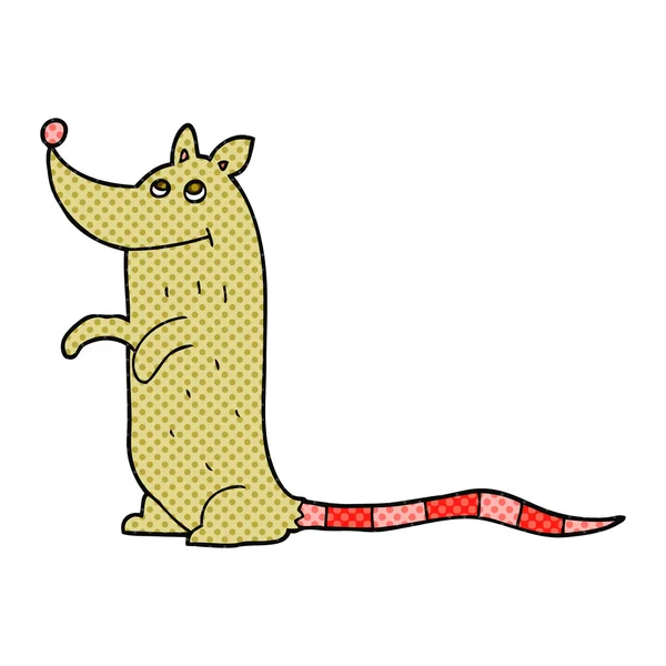 Odręczne kreskówce szczur — Wektor stockowy