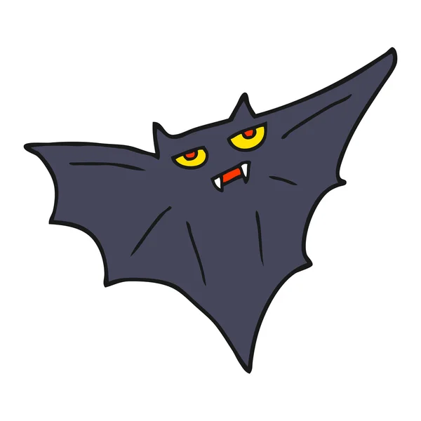 Kreslený halloween bat — Stockový vektor