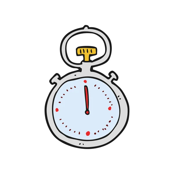 Dibujos animados stop watch — Vector de stock