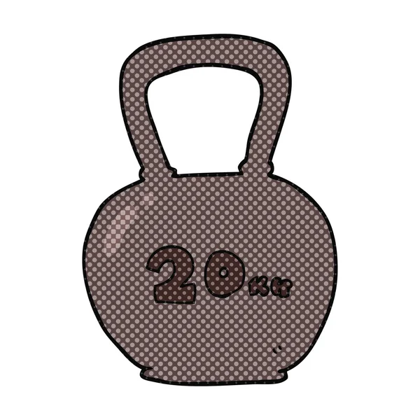 Cartoon 20kg Wasserkocher Glocke — Stockvektor