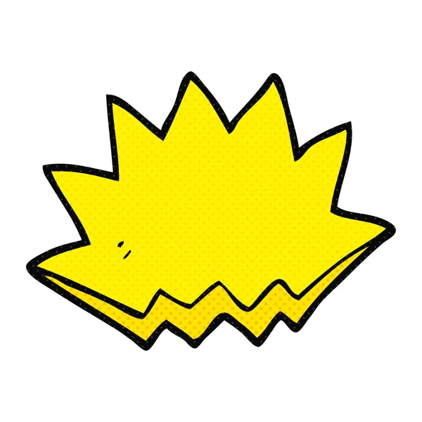 Cartoon explosion dekorativa symbol — Stock vektor