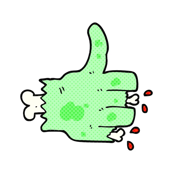 Cartoon Zombie Hand — Stock vektor