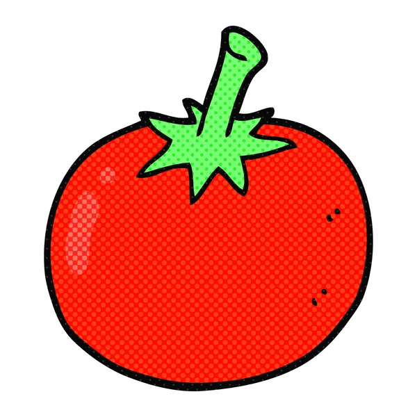 Freihand gezeichnete Cartoon-Tomate — Stockvektor