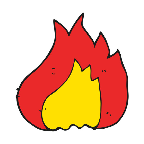 freehand drawn cartoon