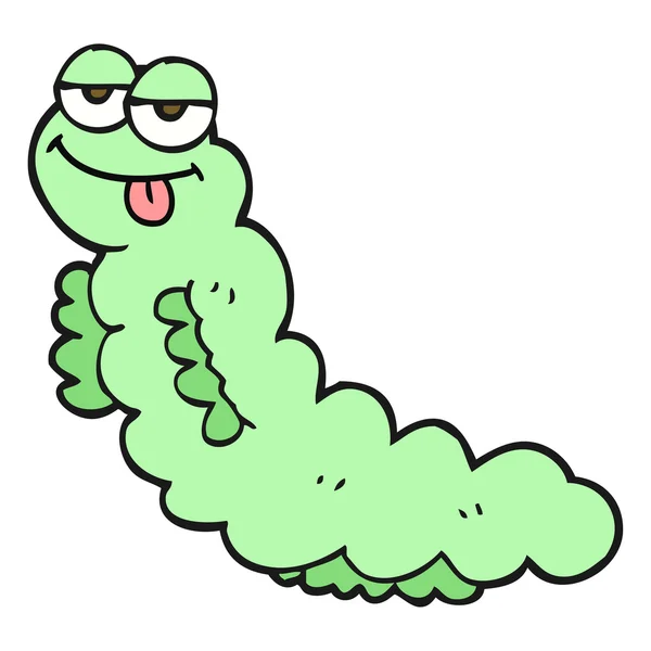 Caterpillar karikatür tırtıl — Stok Vektör