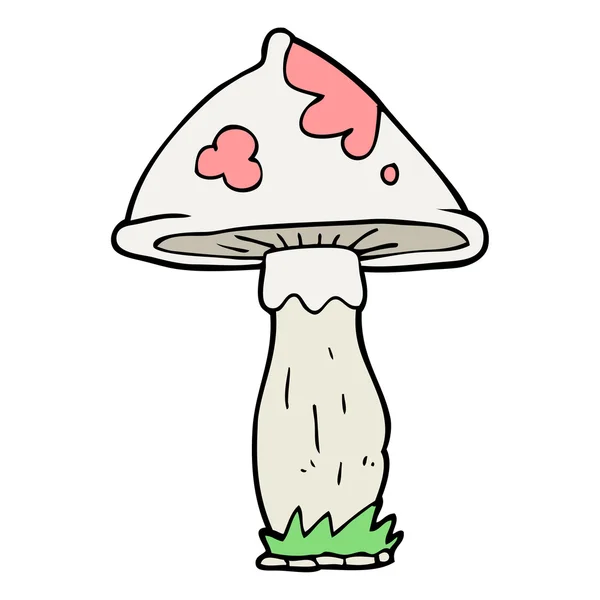 Карикатурный гриб — стоковый вектор