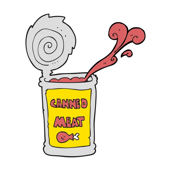 tinned food can cartoon — Stock Vector © lineartestpilot 19585053