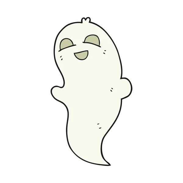 Cartoon halloween ghost — Stock Vector