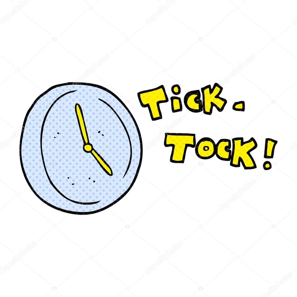 Cartoon ticking clock Stock Vector Image by ©lineartestpilot 96464636