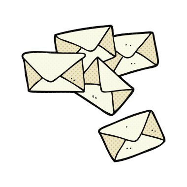 serbest çizilmiş karikatür harfler