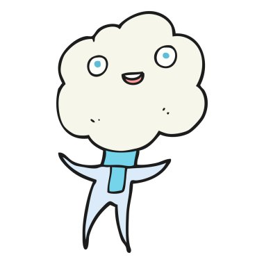 serbest el çekilmiş çizgi film