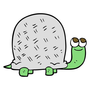 serbest çizilmiş karikatür kaplumbağa