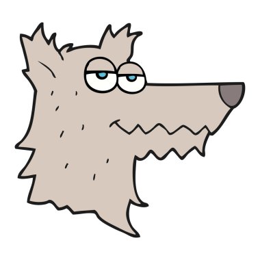 çizgi film kurt kafası