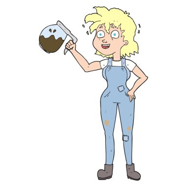 serbest el çekilmiş çizgi film